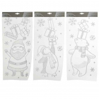 Decoris Raamstickers kerst - 3 stuks (Kerstman, Pinguin en IJsbeer) 460068 K151000038 Decoris Raamstickers kerst - 3 stuks (Kerstman, Pinguin en IJsbeer) 460068 K151000038