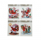 Decoris Raamstickers kerst - 4 stuks (Kerstmannen) 460022 K151000036 Decoris Raamstickers kerst - 4 stuks (Kerstmannen) 460022 K151000036