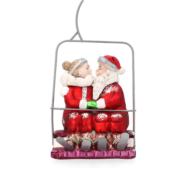 Decoris Skilift kerst ornament | Decoris (Glas) 121475 K151000936 - 2