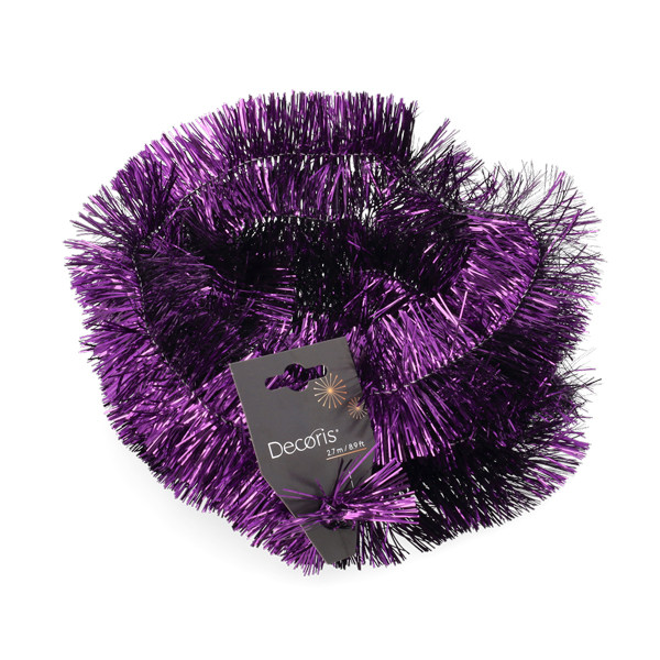 Decoris Slinger kerstboom | Decoris | 2.7 meter (Paars) 622434 K151000923 - 1