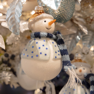 Decoris Sneeuwpop ornament | Decoris (Glas) 120480 K151000931 - 2