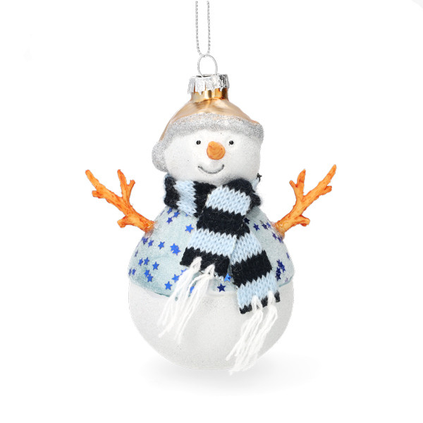Decoris Sneeuwpop ornament | Decoris (Glas) 120480 K151000931 - 2