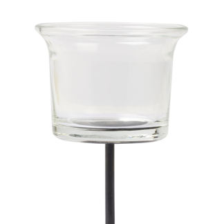 Decoris Theelichthouder | Decoris | Ø 6 x 10 cm (Glas, Steel, Helder) 642860 K151000746