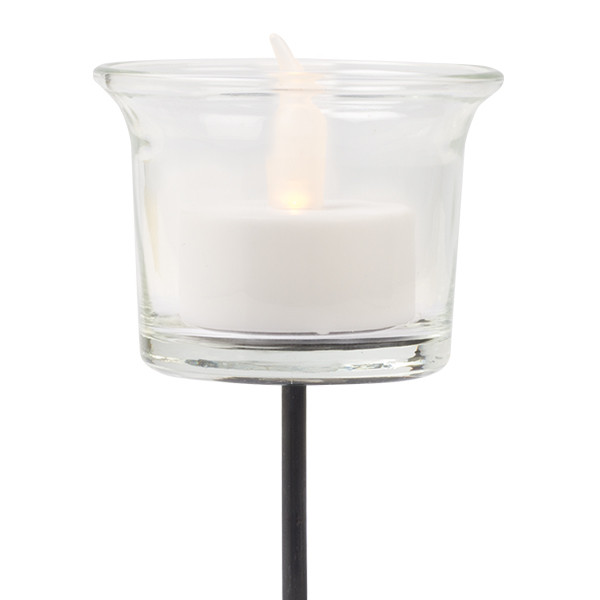 Decoris Theelichthouder | Decoris | Ø 6 x 10 cm (Glas, Steel, Helder) 642860 K151000746 - 2