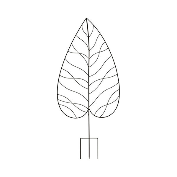 Decoris Tuinsteker blad | Decoris | 140 cm (IJzer, Bruin) 860274 K170105741 - 1