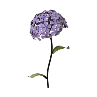 Decoris Tuinsteker hortensia | Decoris | 145 cm (IJzer, Paars) 873177 K170105745