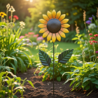 Decoris Tuinsteker zonnebloem | Decoris | 105.5 cm (IJzer, Geel) 809538 K170105739 - 2