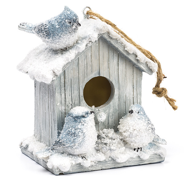 Decoris Vogelhuisje kerst ornament | Decoris 523725 K151000618 - 1