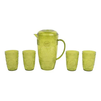 Decoris Waterkan set | Decoris | 5-delig (Kunststof, Lichtgroen) 874563 K170105723