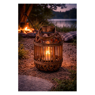 Decoris Windlicht | Decoris | Ø 32 x 47 cm (Bamboe) 835684 K170105714 - 3