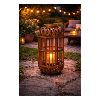 Decoris Windlicht | Decoris | Ø 35 cm x 65 cm (Bamboe) 835683 K170105713 - 2