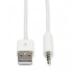 Delock Apple mini jack kabel - Delock - 1 meter (Wit) 83182 K010901183 Delock Apple mini jack kabel - Delock - 1 meter (Wit) 83182 K010901183