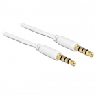 Delock Jack 3.5 mm 4-polig kabel 1 meter 83440 K010301107 Delock Jack 3.5 mm 4-polig kabel 1 meter 83440 K010301107