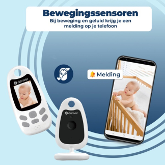 Denver Babyfoon met camera | Denver | BC-250 (Ouderunit, Gespreksfunctie, Temperatuursensor, Nachtzicht) BC-250 K170108378 - 6