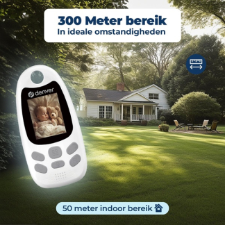 Denver Babyfoon met camera | Denver (2 units, Nachtzicht , Digitale zoom, Temperatuursensor, Led geluidsindicatie, 2 wegs audio, Binnen) BC-250 K170108378 - 7