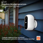 Denver Beveiligingscamera wifi | Denver (Full HD, 8 meter nachtzicht, Draadloos, Bewegingsdetectie, Binnen/Buiten) IOB-209 K170113640 - 4