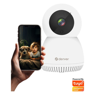 Denver Beveiligingscamera wifi | Denver (Full HD, 8 meter nachtzicht, Draaifunctie, Bewegingsdetectie, Binnen) IIC-215MK2 K170113639 - 1