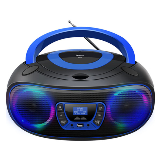 Denver Cd-speler | Denver | FM | DAB + (Bluetooth, Led, USB, AUX, Blauw) TDB-212BU BLUE K105005332