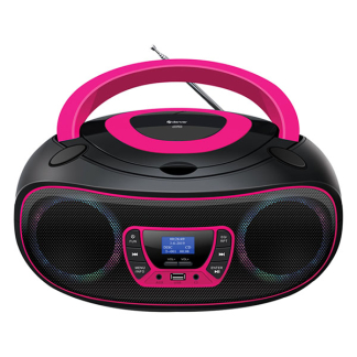 Denver Cd-speler | Denver | FM | DAB + (Bluetooth, Led, USB, AUX, Roze) TDB-212P PINK K105005334 - 1