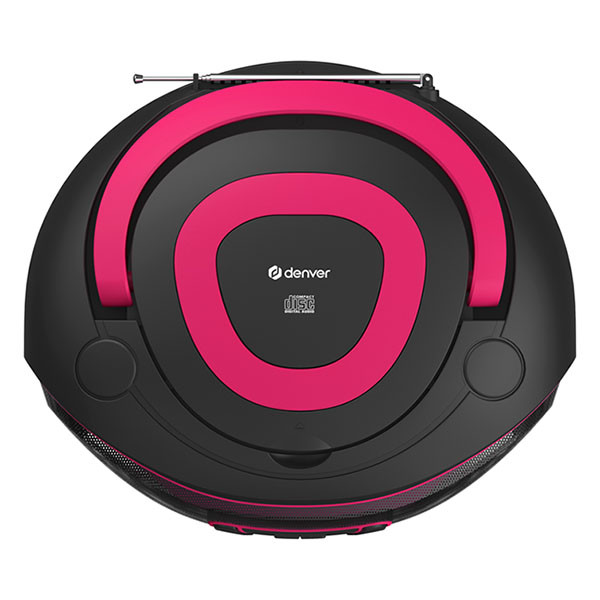 Denver Cd-speler | Denver | FM | DAB + (Bluetooth, Led, USB, AUX, Roze) TDB-212P PINK K105005334 - 5