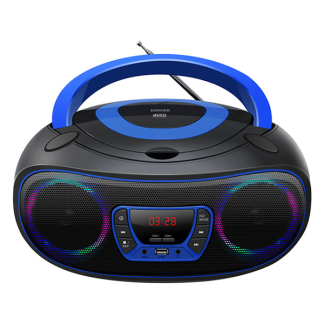 Denver Cd-speler | Denver | FM (Bluetooth, Led, USB, AUX, Blauw) TCL-212BT BLUE K105005330 - 1