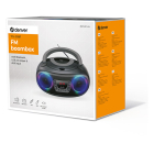 Denver Cd-speler | Denver | FM (Bluetooth, Led, USB, AUX, Grijs) TCL-212BT GREY K105005329 - 5