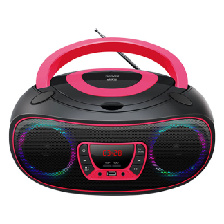 Denver Cd-speler | Denver | FM (Bluetooth, Led, USB, AUX, Roze) TCL-212BT PINK K105005331 - 1