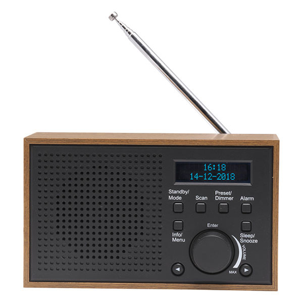 Denver DAB+ radio | Denver | FM (5W, Batterij, Timer, Grijs) DAB-46 DARK GREY K105005325 - 1
