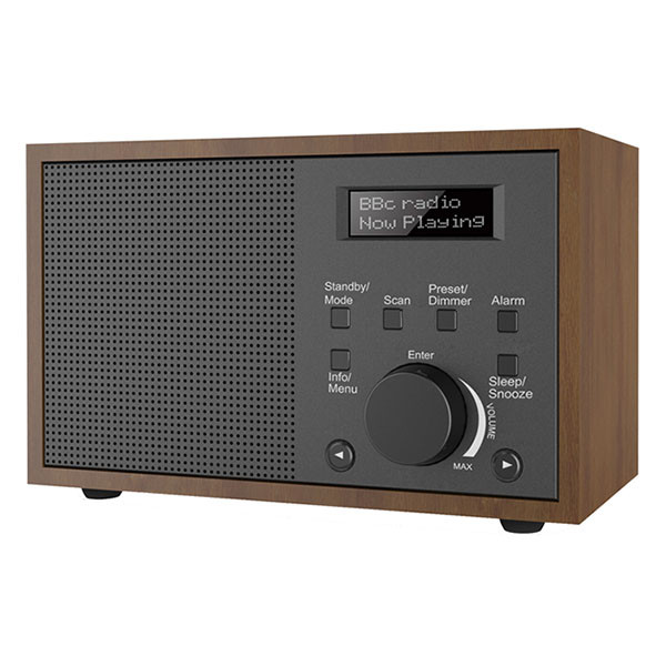 Denver DAB+ radio | Denver | FM (5W, Batterij, Timer, Grijs) DAB-46 DARK GREY K105005325 - 2