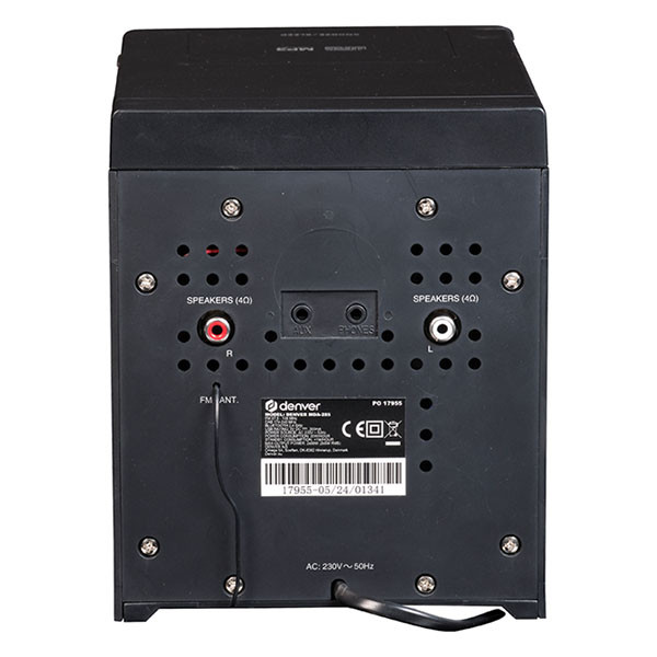 Denver DAB+ radio | Denver (AM, FM, 5 Watt, USB, AUX, Zwart) MDA-285 K105005335 - 6