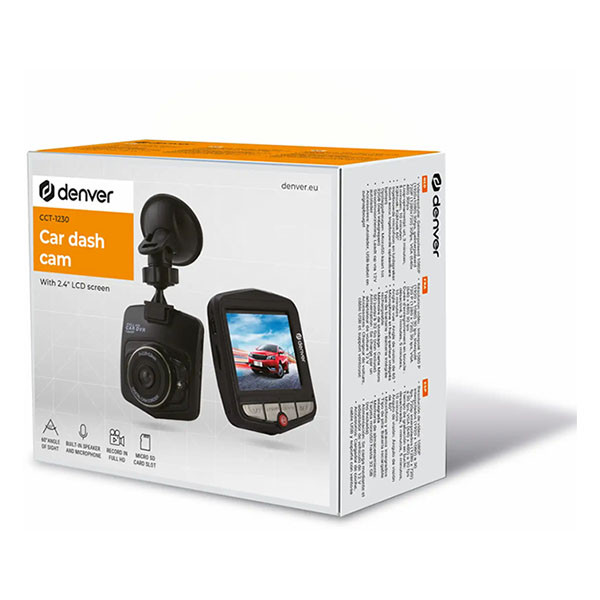 Denver Dashcam | Denver | CCT-1230 | 2.4 inch (720p, Oplaadbare batterij, Microfoon) CCT-1230MK3 K170511324 - 2