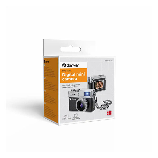 Denver Digitale camera | Denver | DMC-1203 (Full HD, Microfoon, USB, Micro SD, 180 mAh, Zwart) DMC-1203B K105005316 - 5
