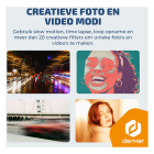 Denver Digitale camera | Denver | DWC8475 (3.0 inch HD IPS, 5K, 75MP, 1150 mAh, Microfoon, Micro SD) DWC-8475B K105005305 - 10