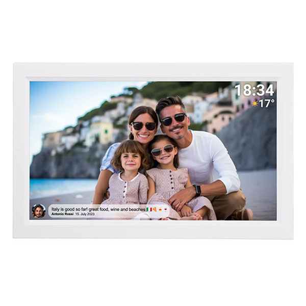 Denver Digitale fotolijst | Denver (Full HD, 16 GB, 15.6 inch, Wit) PFF-1503WHITE K105005189 - 1