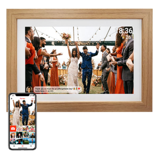 Denver Digitale fotolijst | Denver (Full HD, 8 GB, 15.6 inch, Hout) PFF-1542LW K105005188