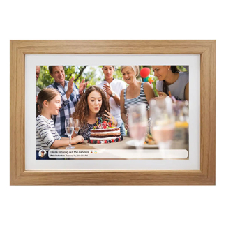 Denver Digitale fotolijst | Denver (HD, 16 GB, 10.1 inch, Hout) PFF-1042LW K105005193