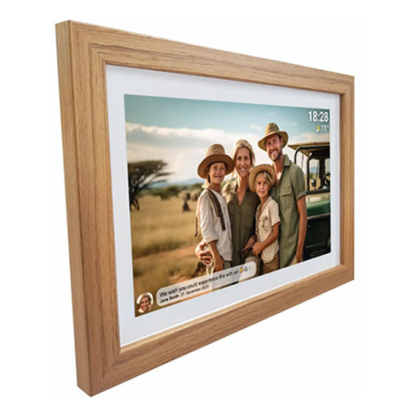 Denver Digitale fotolijst | Denver (HD, 16 GB, 10.1 inch, Hout) PFF-1042LW K105005193 - 3