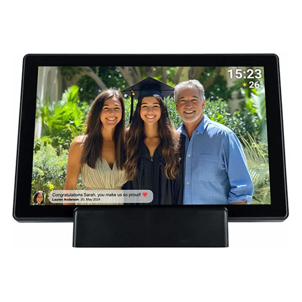 Denver Digitale fotolijst | Denver (HD, 16 GB, 10.1 inch, Oplaadbare batterij, Zwart) PFF-1070B K105005192 - 1
