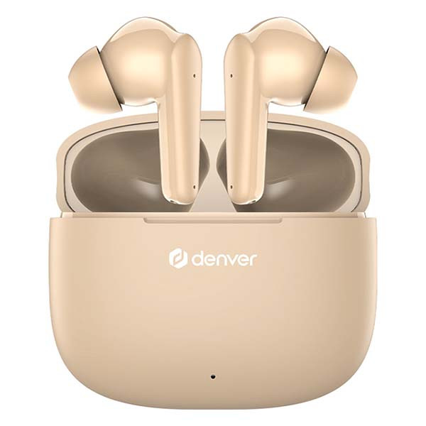 Denver Draadloze oordopjes | Denver (Bluetooth 5.3, 6 uur Batterij, Microfoon, Touch bediening, Beige) TWE-48NU K105005281 - 1