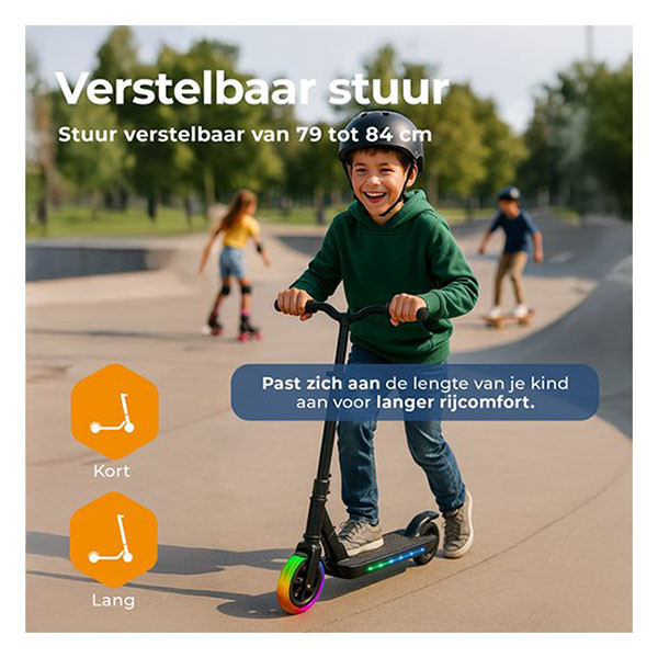 Denver Elektrische kinderstep | Denver (Inklapbaar, Vanaf 6 jaar, Tot 10km/u, Zwart) SCK-5500B K170111841 - 4