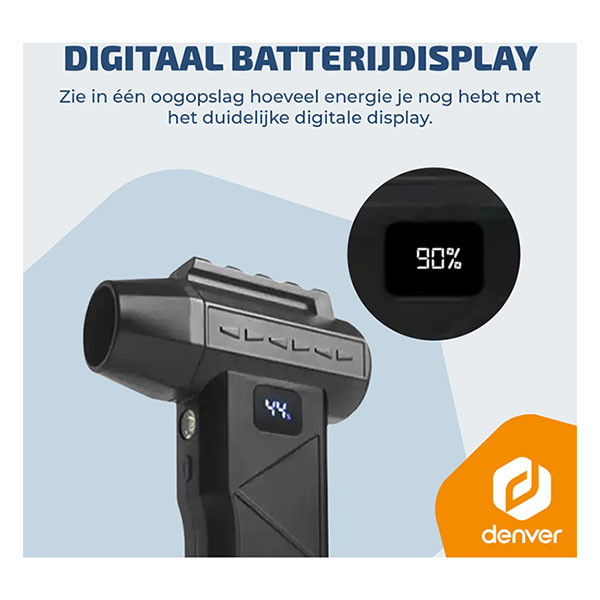 Denver Elektrische luchtblazer | Denver | HJB-172 (6000 mAh, USB, 75 watt, LED) HJB-172 K180108147 - 5