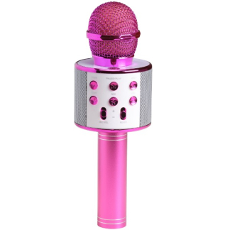 Denver Karaoke microfoon | Denver (Bluetooth, Draadloos, Speaker, AUX, MicroSD, Roze) KMS-20P K105005244 - 1