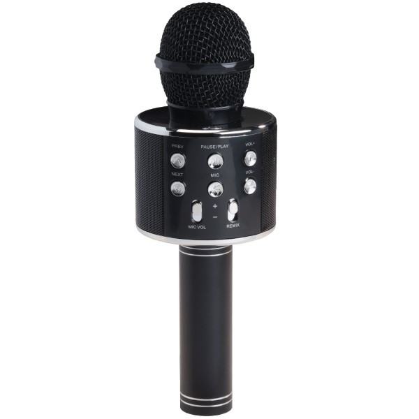 Denver Karaoke microfoon | Denver (Bluetooth, Draadloos, Speaker, AUX, MicroSD, Zwart) KMS-20B K105005246 - 1