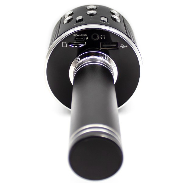 Denver Karaoke microfoon | Denver (Bluetooth, Draadloos, Speaker, AUX, MicroSD, Zwart) KMS-20B K105005246 - 3