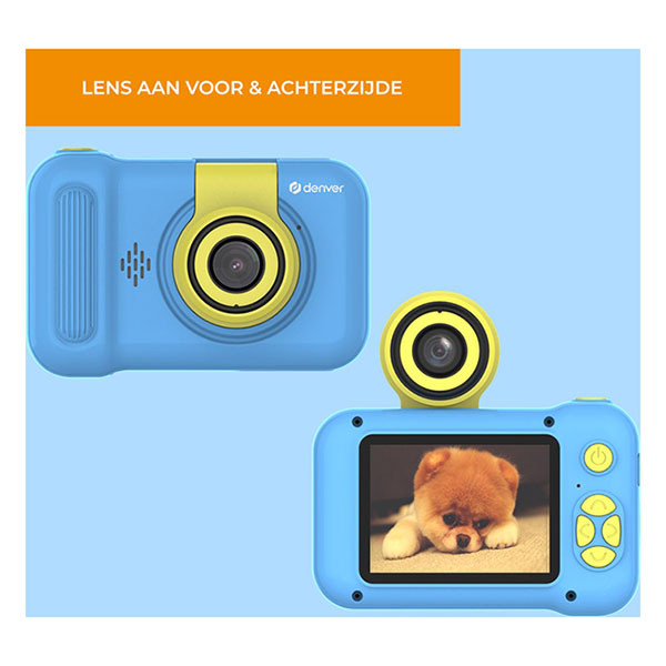 Denver Kindercamera | Denver (Full HD, 40 MP, Beeldeffecten, 2 inch scherm, Blauw) KCA-1351BU K105005309 - 2