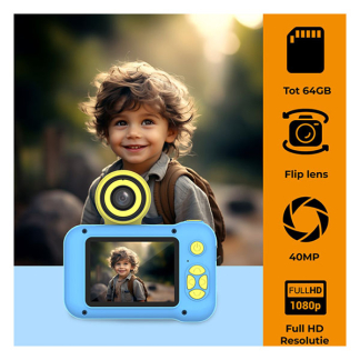 Denver Kindercamera | Denver (Full HD, 40 MP, Beeldeffecten, 2 inch scherm, Blauw) KCA-1351BU K105005309 - 4