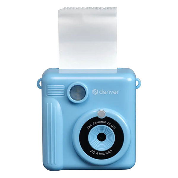 Denver Kindercamera | Denver (Full HD, 48 MP, 3x printpapier, 2 inch lcd, Blauw) KPC-1363BU K105005314 - 4