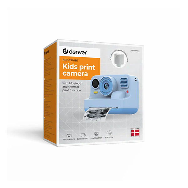 Denver Kindercamera | Denver (Full HD, 48 MP, 3x printpapier, Blauw) KPC-1374BTBU K105005312 - 4