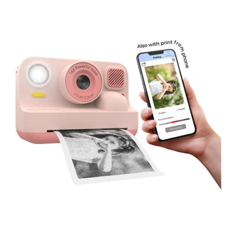 Denver Kindercamera | Denver (Full HD, 48 MP, 3x printpapier, Roze) KPC-1374BTRO K105005313 - 2