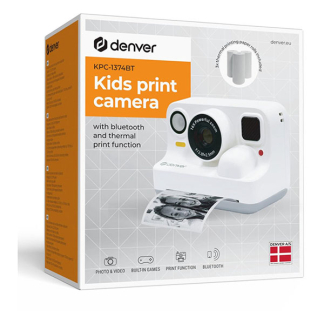 Denver Kindercamera | Denver (Full HD, 48 MP, 3x printpapier, Wit) KPC-1374BTW K105005311 - 4